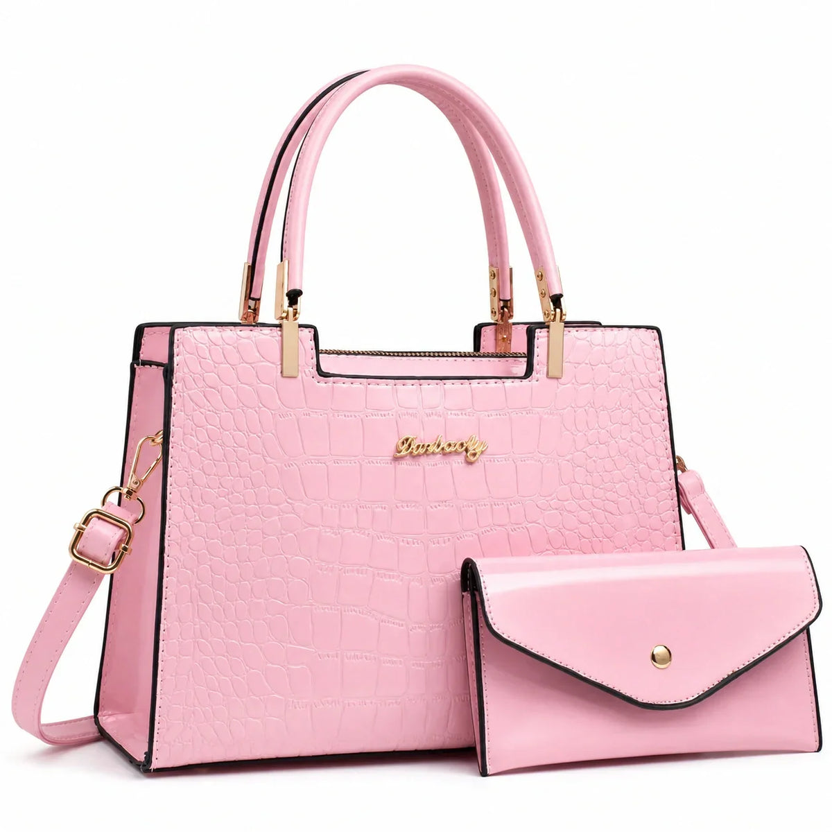 Leather Handbag and Wallet Set - Aura